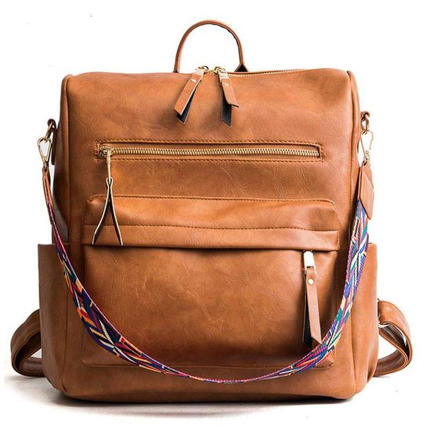 outdoor bags vintage big backpack women pu leather women's travel shoulder school bag
outdoor bags vintage big backpack women pu leather women's travel shoulder school bag