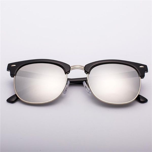 sunglasses half metal fashion men/women brand designer retro rivet lens classic sun glasses female oculos uv400, White;black
sunglasses half metal fashion men/women brand designer retro rivet lens classic sun glasses female oculos uv400, White;black