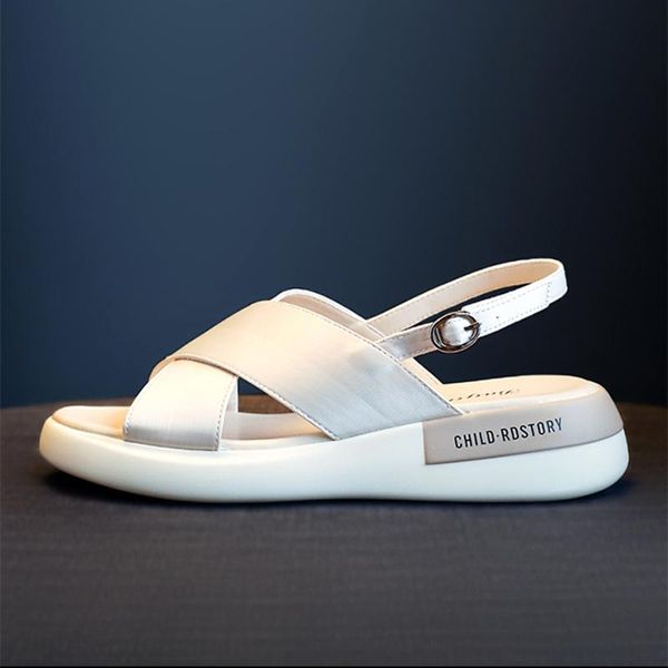 sandals pure color cross pu women's summer 2021 style student all-match thick-soled slope heel beach casual shoes, Black
sandals pure color cross pu women's summer 2021 style student all-match thick-soled slope heel beach casual shoes, Black