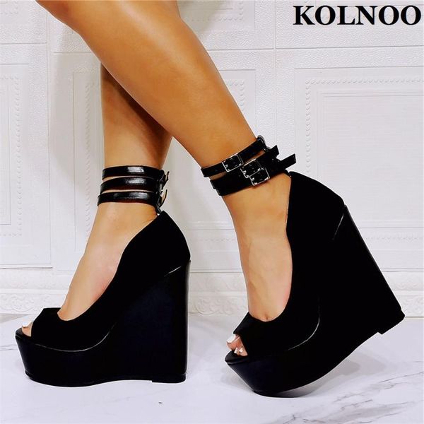 sandals kolnoo 2022 arrival real pos womens wedges heels black classic summer party prom shoes evening club fashion
sandals kolnoo 2022 arrival real pos womens wedges heels black classic summer party prom shoes evening club fashion