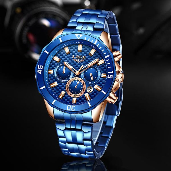 wristwatches lige mens watches watch fashion all steel wristwatch for men dress business waterproof clock chronograph, Slivery;brown
wristwatches lige mens watches watch fashion all steel wristwatch for men dress business waterproof clock chronograph, Slivery;brown
