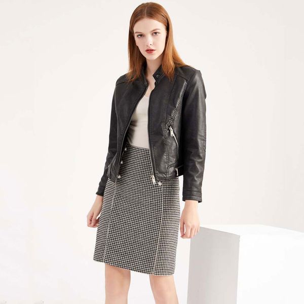 2021 autumn pu leather jacket women winter biker motorcycle jacket women coat warm faux leather jacket femme, Tan;black
2021 autumn pu leather jacket women winter biker motorcycle jacket women coat warm faux leather jacket femme, Tan;black