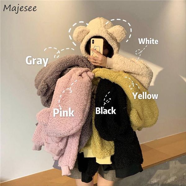 women's hoodies & sweatshirts women winter hooded 3d printed kawaii cute loose thick drop-shoulder front pocket college students chic j, Black
women's hoodies & sweatshirts women winter hooded 3d printed kawaii cute loose thick drop-shoulder front pocket college students chic j, Black