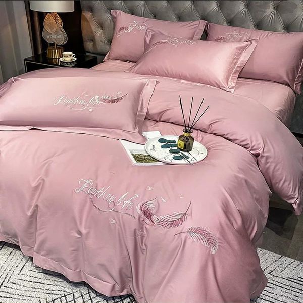 100% pure cotton luxury bedding set solid embroidery duvet cover bed sheet and pillowcases bedclothes king size sets
100% pure cotton luxury bedding set solid embroidery duvet cover bed sheet and pillowcases bedclothes king size sets