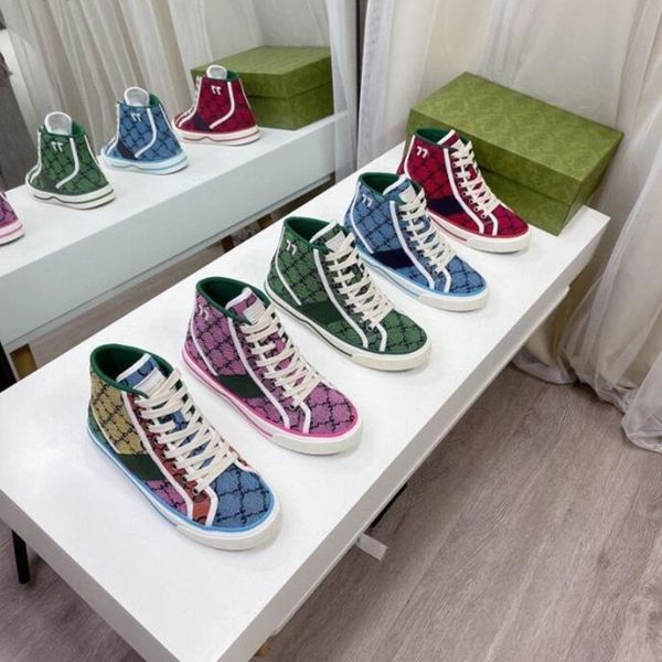2021 designer tennis 1977 rubber sole embroidery retro sports leisure canvas luxury shoes beige blue washed jacquard denim women's high
2021 designer tennis 1977 rubber sole embroidery retro sports leisure canvas luxury shoes beige blue washed jacquard denim women's high