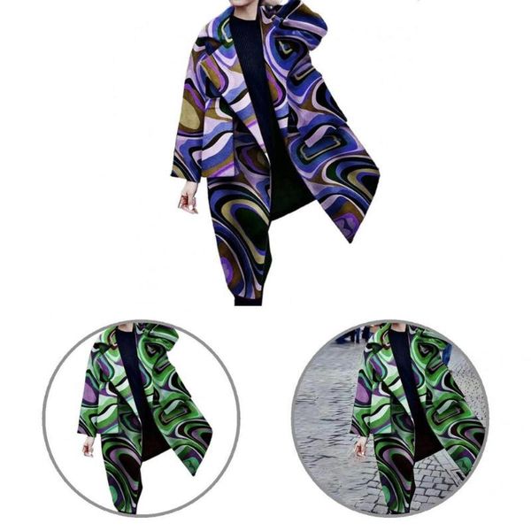 women's jackets cool fabulous skin-friendly lady coat wave print knee length for shopping, Black;brown
women's jackets cool fabulous skin-friendly lady coat wave print knee length for shopping, Black;brown