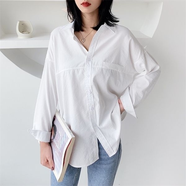 women blouses fashion long sleeve turn down collar office shirt casual leisure blouse shirt plus size blusas femininas 210317, White
women blouses fashion long sleeve turn down collar office shirt casual leisure blouse shirt plus size blusas femininas 210317, White