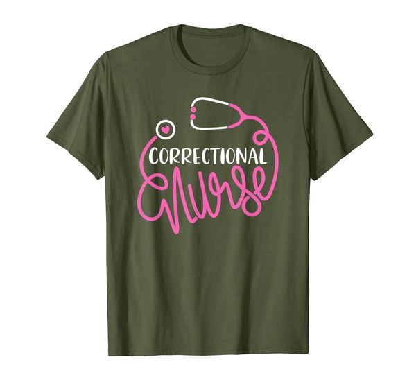 correctional nurse funny forensic nursing department nurse t-shirt, White;black