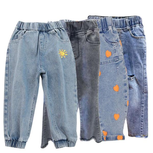 jeans spring and summer kids for girls boys casual loose cartoon embroidered thin children, Blue
jeans spring and summer kids for girls boys casual loose cartoon embroidered thin children, Blue
