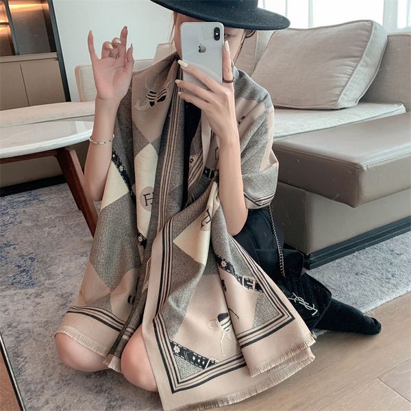 new cashmere autumn and winter thick scarf four seasons shawl double-sided brushed decoration versatile korean women, Blue;gray
new cashmere autumn and winter thick scarf four seasons shawl double-sided brushed decoration versatile korean women, Blue;gray