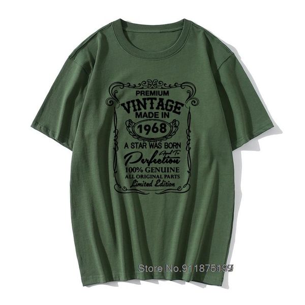 men's t-shirts in 1968 53 birthday gift t-shirt cotton round neck mens tshirt short sleeve male tees present for dad husband grand, White;black
men's t-shirts in 1968 53 birthday gift t-shirt cotton round neck mens tshirt short sleeve male tees present for dad husband grand, White;black