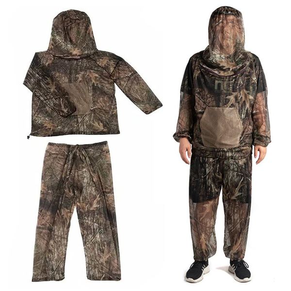 hunting sets anti-mosquito ultra-light clothes ghillie suits breathable jungle cs training clothing suit pants hooded jacket, Camo
hunting sets anti-mosquito ultra-light clothes ghillie suits breathable jungle cs training clothing suit pants hooded jacket, Camo