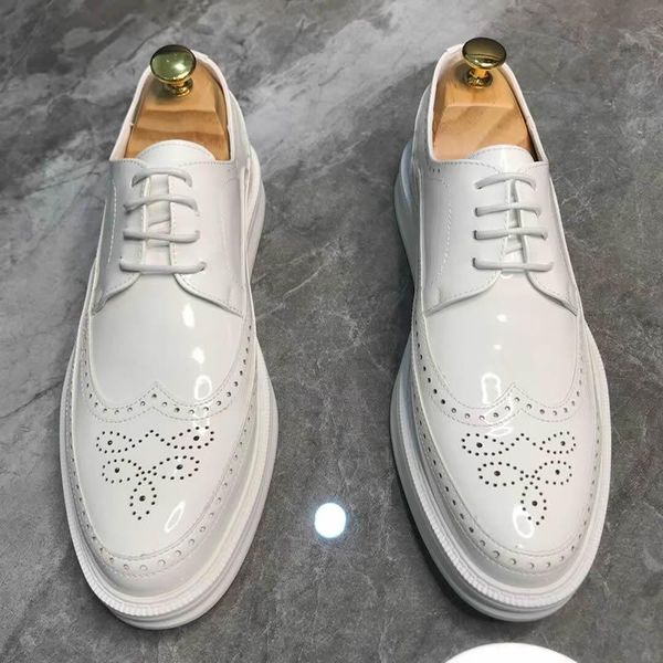 oxford shoes fashion brogue men leather formal dress man comfortable office party footwear, Black
oxford shoes fashion brogue men leather formal dress man comfortable office party footwear, Black