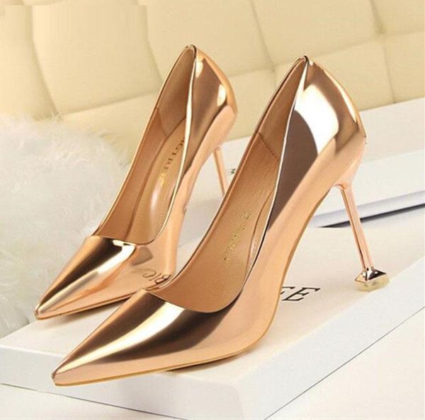 dress shoes fashion champagne thin heel stiletto woman point toe high heels party brand quality gold silver pumps, Black
dress shoes fashion champagne thin heel stiletto woman point toe high heels party brand quality gold silver pumps, Black