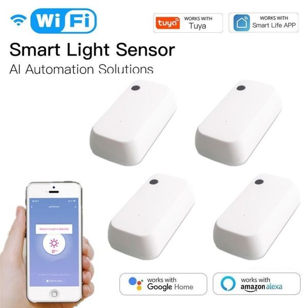 smart home control tuya wifi light sensor illuminance brightness detector linkage work with alex google life app
smart home control tuya wifi light sensor illuminance brightness detector linkage work with alex google life app