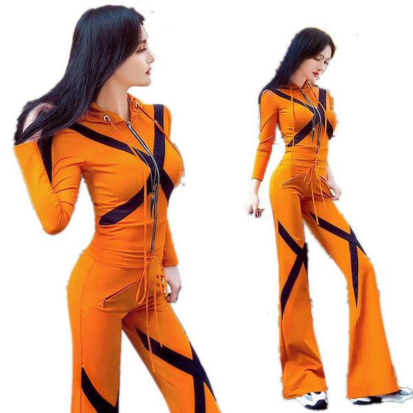 haute couture lady clothes set european fashion sporting suit female leisure two piece hooded + trumpet pants 1760 women's, White
haute couture lady clothes set european fashion sporting suit female leisure two piece hooded + trumpet pants 1760 women's, White