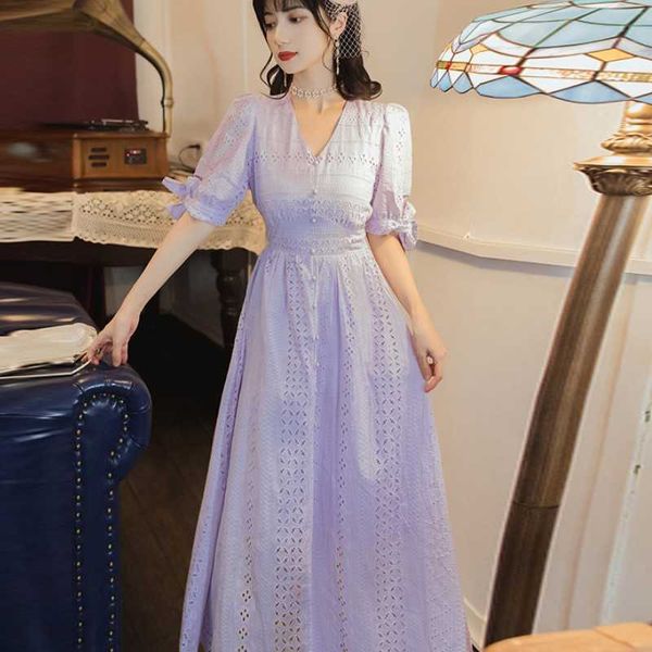summer women purple embroidery cotton dress v neck short sleeve ladies single-breasted midi vestidos 210526, Black;gray
summer women purple embroidery cotton dress v neck short sleeve ladies single-breasted midi vestidos 210526, Black;gray