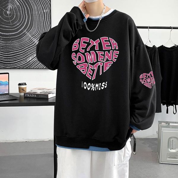 men's hoodies & sweatshirts 2021 fashion men round collar solid color mens autumn long sleeve streetwear male casual pullovers, Black
men's hoodies & sweatshirts 2021 fashion men round collar solid color mens autumn long sleeve streetwear male casual pullovers, Black