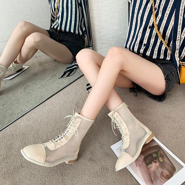 boots bwb fashion apartment summer black leather mesh women's chaussure femme platform middle tube
boots bwb fashion apartment summer black leather mesh women's chaussure femme platform middle tube