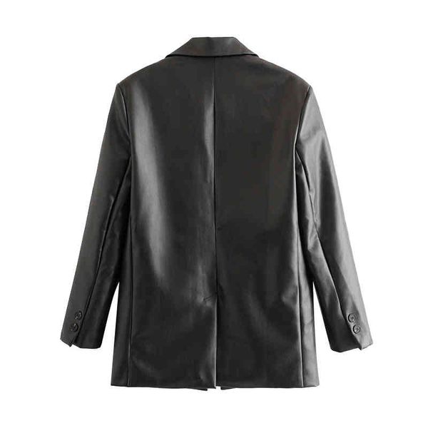women's leather & faux molan jacket blazer woman za loose coat vintage long sleeve black female high outerwear singal breasted chic 89
women's leather & faux molan jacket blazer woman za loose coat vintage long sleeve black female high outerwear singal breasted chic 89