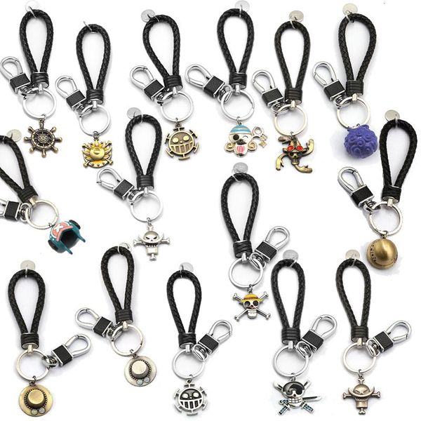 keychains 77 styles anime one piece zoro sanji luffy hat pendant braided leather car bag key chain rings holder jewelry llaveros, Silver
keychains 77 styles anime one piece zoro sanji luffy hat pendant braided leather car bag key chain rings holder jewelry llaveros, Silver