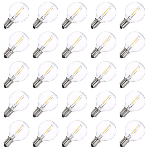 party decoration 2pcs led g40 replacement bulbs 230v 1.0w 2700k filament light lighting eu home wholesale
party decoration 2pcs led g40 replacement bulbs 230v 1.0w 2700k filament light lighting eu home wholesale
