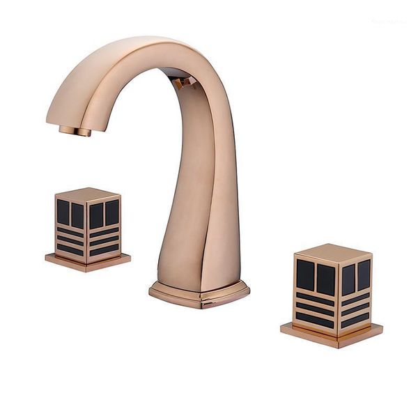 rose gold luxury brass bathroom sink faucet cold basin mixer three holes two handles faucets1
rose gold luxury brass bathroom sink faucet cold basin mixer three holes two handles faucets1