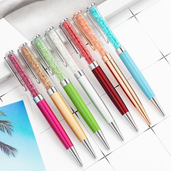 ballpoint pens 1 pcs diamond crystal pen metal school supply stationery office gift, Blue;orange
ballpoint pens 1 pcs diamond crystal pen metal school supply stationery office gift, Blue;orange