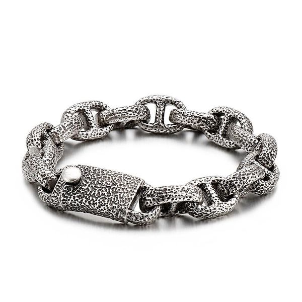 charm bracelets creative stainless steel ornament wholesale punk men's titanium cool retro fashion bracelet, Golden;silver
charm bracelets creative stainless steel ornament wholesale punk men's titanium cool retro fashion bracelet, Golden;silver