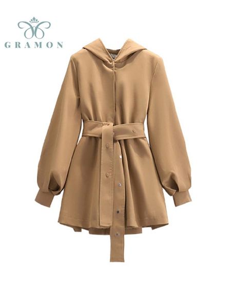 women's trench coats coat casual plus size outwear long sleeve overcoat 2021 autumn winter fashion singles breasted windbreaker femme, Tan;black
women's trench coats coat casual plus size outwear long sleeve overcoat 2021 autumn winter fashion singles breasted windbreaker femme, Tan;black
