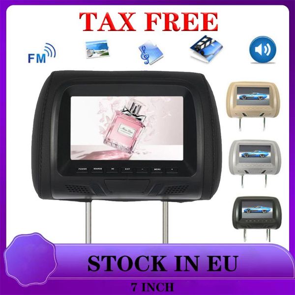universal 7" screen car headrest monitor mp4 mp5 player pillow support av/usb/sd input/fm/speaker/headphone/car camera video
universal 7" screen car headrest monitor mp4 mp5 player pillow support av/usb/sd input/fm/speaker/headphone/car camera video