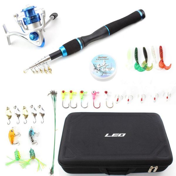 portable fishing tackle set 165cm carbon spinning casting rod and reel travel trout boat rods
portable fishing tackle set 165cm carbon spinning casting rod and reel travel trout boat rods