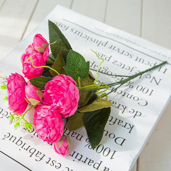 decorative flowers & wreaths 30cm rose pink artificial silk wedding fake bouquet center table peony home decor
decorative flowers & wreaths 30cm rose pink artificial silk wedding fake bouquet center table peony home decor