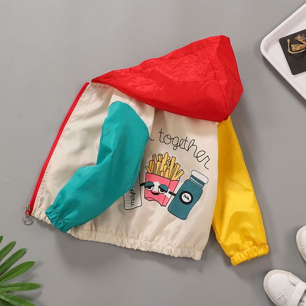 INS HOT baby boys jackets spring autumn and winter 1-9 years old Cartoon print French fries jacket baby jacket kids coats, Colorblock
INS HOT baby boys jackets spring autumn and winter 1-9 years old Cartoon print French fries jacket baby jacket kids coats, Colorblock