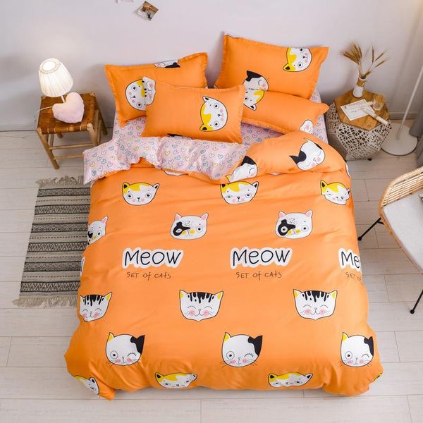 bedding sets duvet cover set 4 pieces orange japanese style cat pattern bedclothes include bed sheet pillowcase comforter oceania
bedding sets duvet cover set 4 pieces orange japanese style cat pattern bedclothes include bed sheet pillowcase comforter oceania