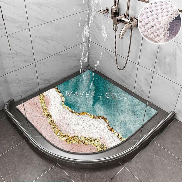 hollow anti slip bath mat marbling printed waterproof bathroom carpet rugs sector shower room floor mats entrance doormat
hollow anti slip bath mat marbling printed waterproof bathroom carpet rugs sector shower room floor mats entrance doormat