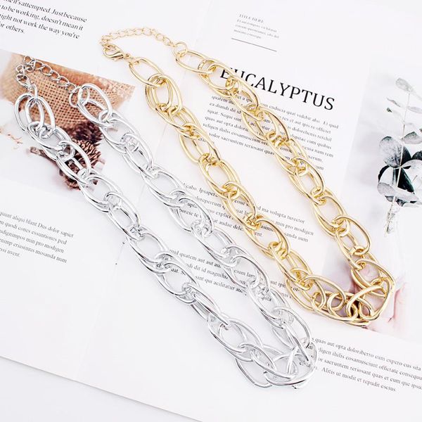 chains gold silver color alloy necklace basic punk for men women pendent hollow gift friends long chain jewelry
chains gold silver color alloy necklace basic punk for men women pendent hollow gift friends long chain jewelry
