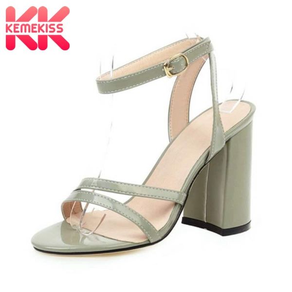 kemekiss plus size 34-48 women sandals fashion sweet solid color shoes buckle party square heel casual female footwer, Black
kemekiss plus size 34-48 women sandals fashion sweet solid color shoes buckle party square heel casual female footwer, Black