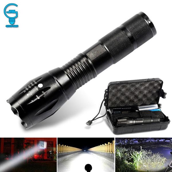 tactical led zoomable lanterna torch t6/l2 5 modes portable flash light 18650 rechargeable outdoor camping tent flashlights torches
tactical led zoomable lanterna torch t6/l2 5 modes portable flash light 18650 rechargeable outdoor camping tent flashlights torches