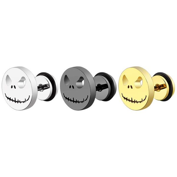 stud fashion women men cool skeleton head earrings silver gold black stainless steel hallow skull earring ear brincos jewelry, Golden;silver
stud fashion women men cool skeleton head earrings silver gold black stainless steel hallow skull earring ear brincos jewelry, Golden;silver