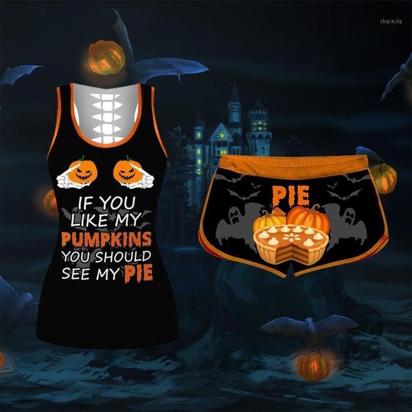 women's tracksuits fashion 3d pumpkin letter print vest + shorts set women halloween outfits two piece summer casual sports suit #t1q, Gray
women's tracksuits fashion 3d pumpkin letter print vest + shorts set women halloween outfits two piece summer casual sports suit #t1q, Gray