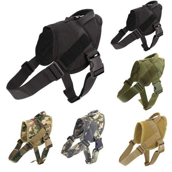 Tactical Dog Vest Training Military Collars Patrol K9 Service Dogs Harnesses Adjustable Nylon Harness With Handle(Ranger Green-L)
Tactical Dog Vest Training Military Collars Patrol K9 Service Dogs Harnesses Adjustable Nylon Harness With Handle(Ranger Green-L)
