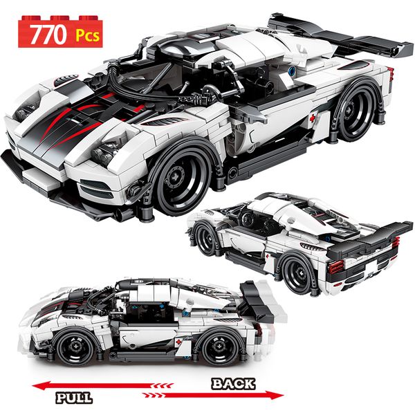 City Creator Technical Pull Back Super Racing Car Building Blocks MOC Speed Classic Racer Vehicle Model Bricks Toys For Children
City Creator Technical Pull Back Super Racing Car Building Blocks MOC Speed Classic Racer Vehicle Model Bricks Toys For Children