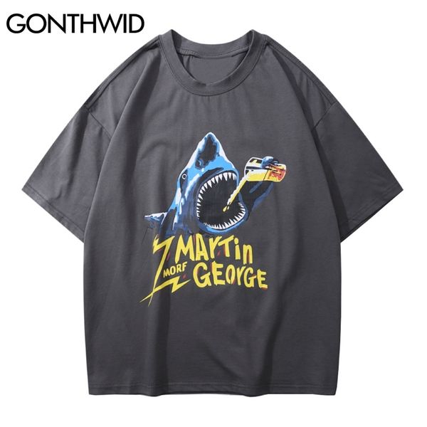 harajuku tees shirt funny drinking shark print casual cotton tshirts hip hop fashion loose streetwear short sleeve 210602, White;black
harajuku tees shirt funny drinking shark print casual cotton tshirts hip hop fashion loose streetwear short sleeve 210602, White;black