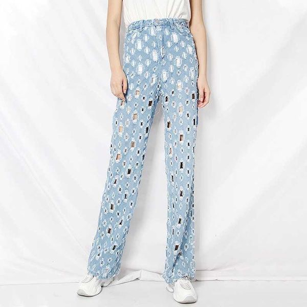 high waist hole vintage retro trousers spring summer casual loose wide leg pants fashion long women denim jeans 13a238 210525, Blue
high waist hole vintage retro trousers spring summer casual loose wide leg pants fashion long women denim jeans 13a238 210525, Blue