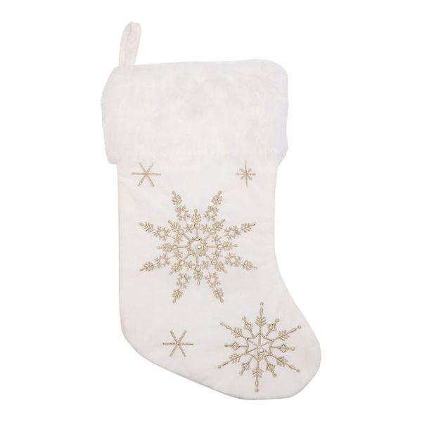 christmas decorations socks snowflake embroidered white short plush gifts for children winter
christmas decorations socks snowflake embroidered white short plush gifts for children winter