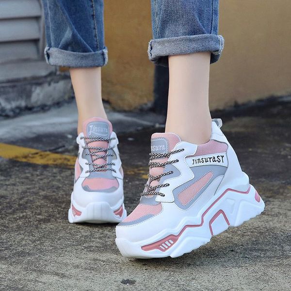 dress shoes wedge heel increase women's sports spring and autumn fashion mesh breathable color matching platform casual, Black
dress shoes wedge heel increase women's sports spring and autumn fashion mesh breathable color matching platform casual, Black