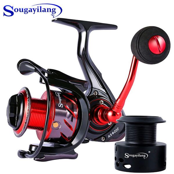 sougayilang spinning fishing reel 13+1bb gear ratio 5.2:1 carp 1000-5000 series 2 spools metal body sea boat baitcasting reels
sougayilang spinning fishing reel 13+1bb gear ratio 5.2:1 carp 1000-5000 series 2 spools metal body sea boat baitcasting reels