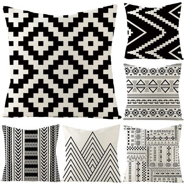 cushion/decorative pillow luxury 45*45 living room black and white geometric pillowcases home bedroom chair decorative hugging case wholesal
cushion/decorative pillow luxury 45*45 living room black and white geometric pillowcases home bedroom chair decorative hugging case wholesal