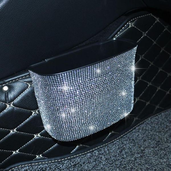 car organizer rhinestone hanging waste basket trash garbage box container auto accessory
car organizer rhinestone hanging waste basket trash garbage box container auto accessory